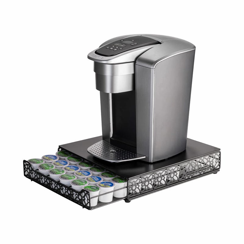 Flagship K Cup Drawer Holder for Keurig Pods K Cup Storage Organizer Drawer Save Space Countertop Kitchen (42 Pods) - Image 1